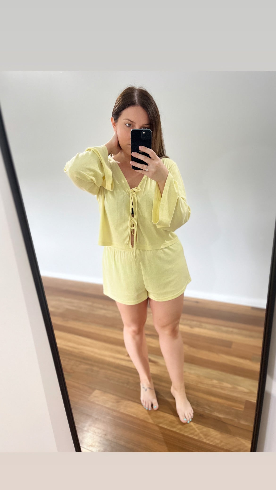 The Pointelle Set- Lemon Meringue