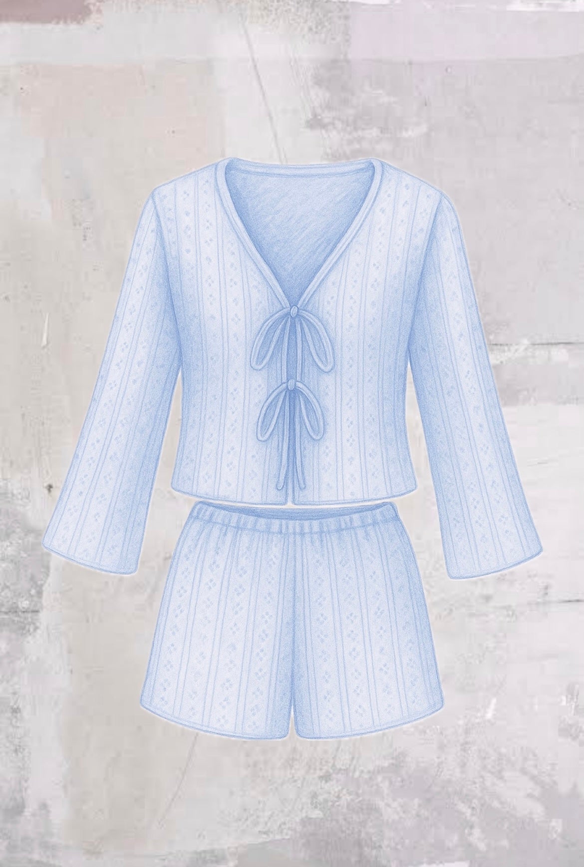 The Pointelle Set - Hydrangea