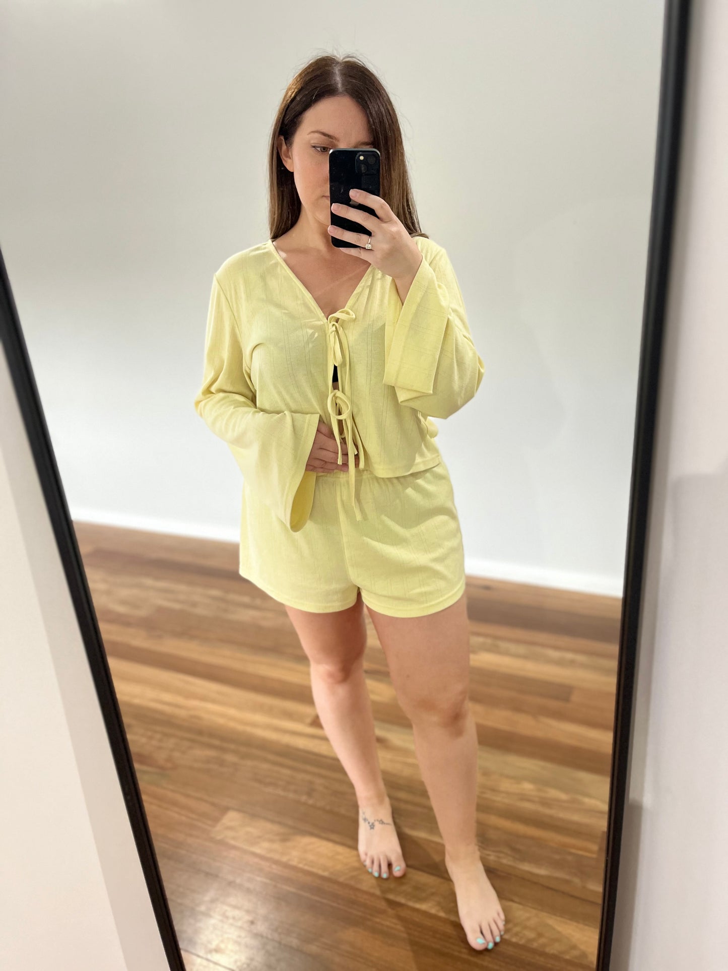 The Pointelle Set- Lemon Meringue