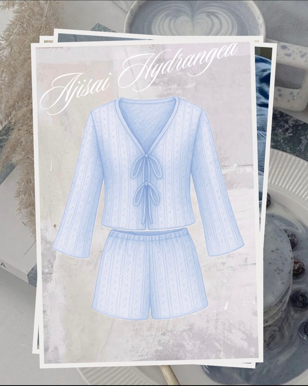 The Pointelle Set - Hydrangea