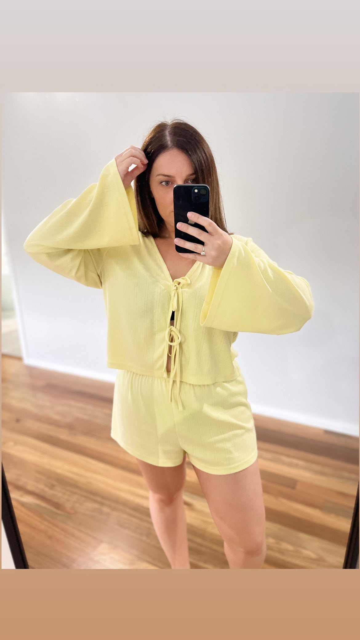 The Pointelle Set- Lemon Meringue