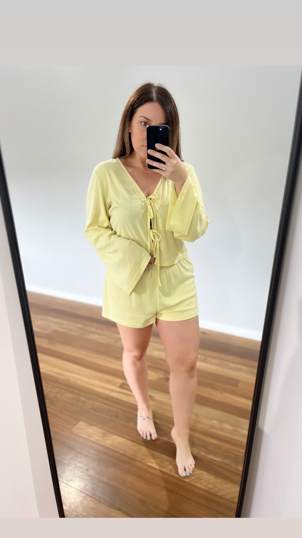 The Pointelle Set- Lemon Meringue